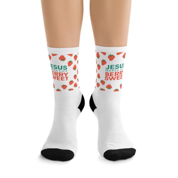 Jesus Makes Life Berry Sweet Socks