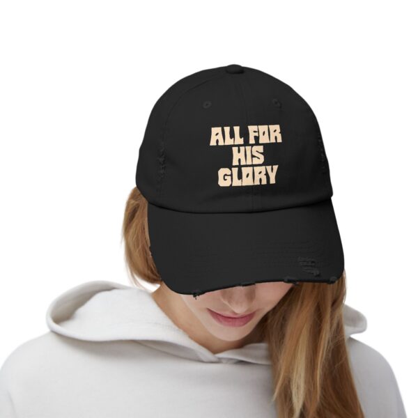 All for His Glory Distressed Cap - Image 8