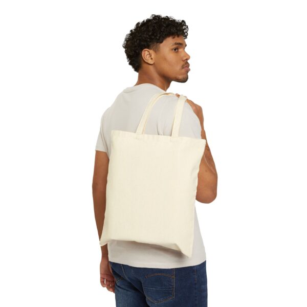 Peace Like a River Cotton Canvas Tote Bag - Image 4