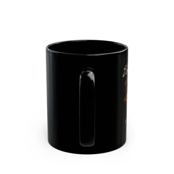 I am Protected Black Mug - Image 4