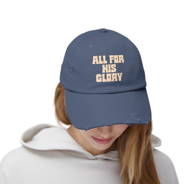 All for His Glory Distressed Cap - Image 4
