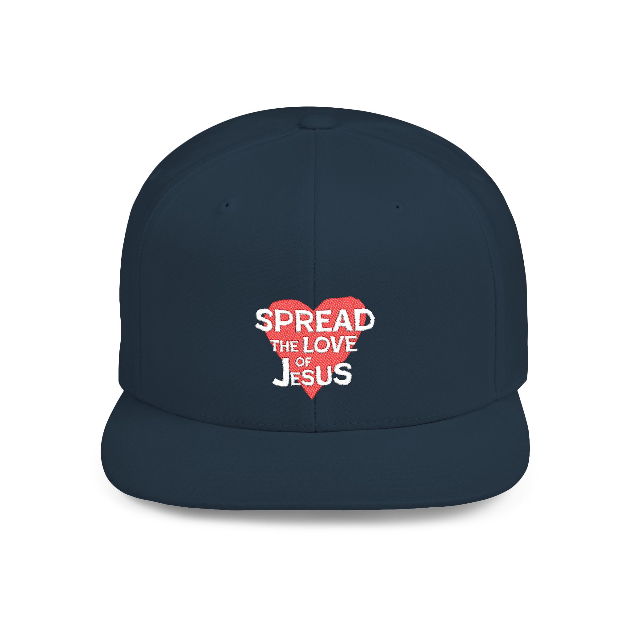 Spread the Love of Jesus Flat Bill Snapback - Image 7
