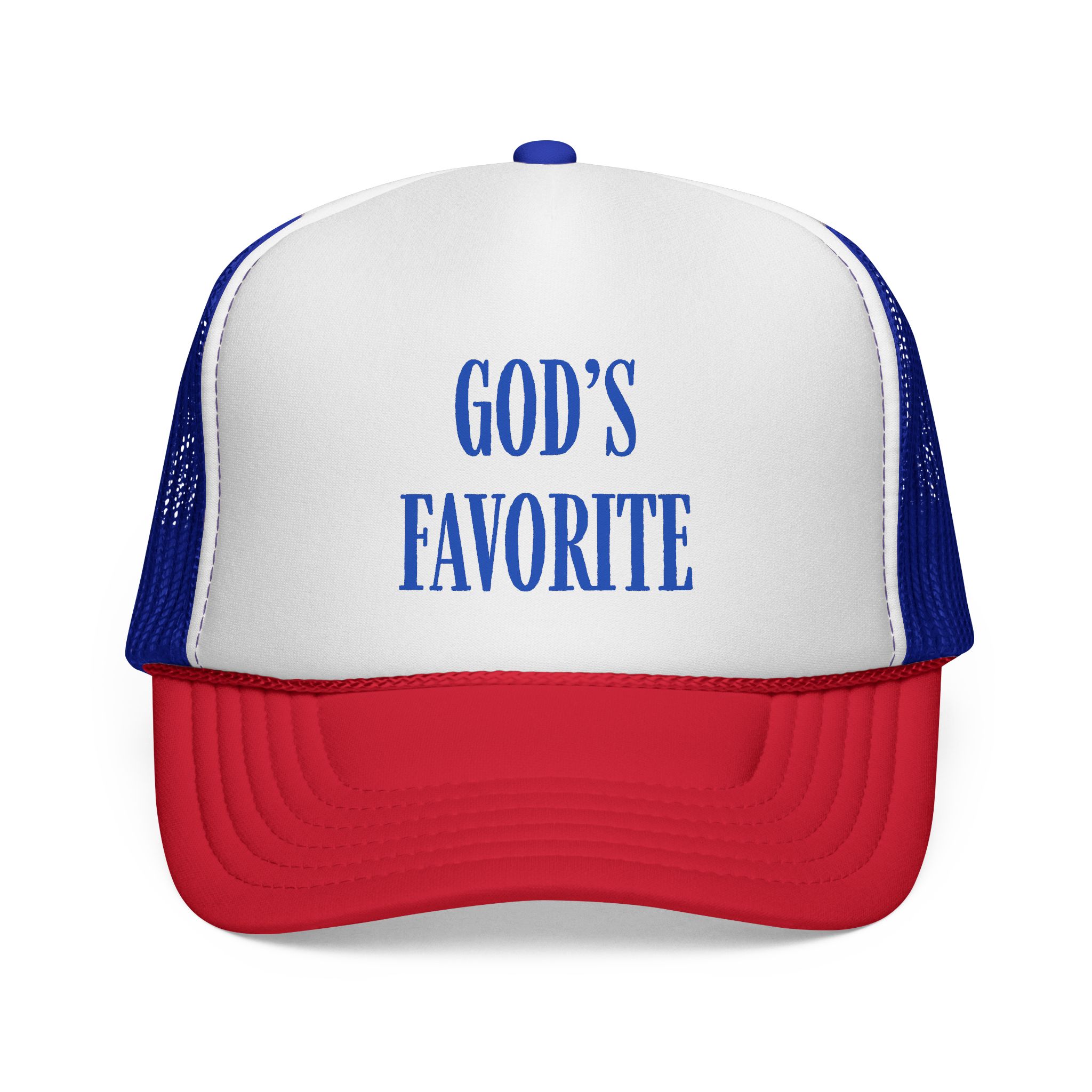 God's Favorite: Royal Blue Trucker Caps - Image 5