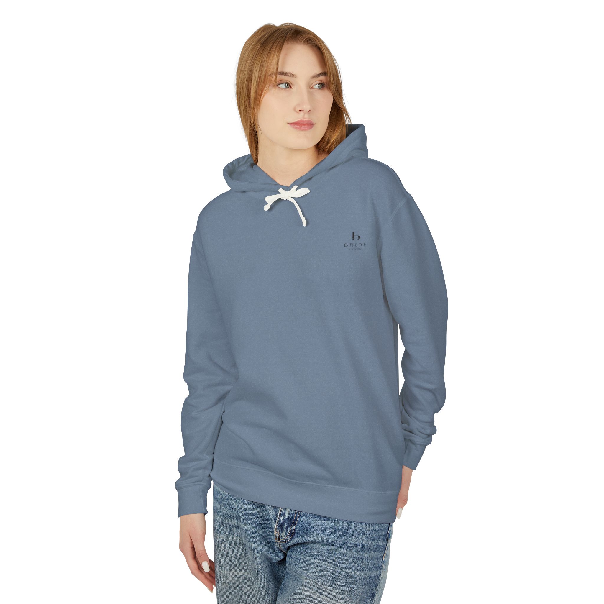 He Heals the Brokenhearted Unisex Lightweight Hooded Sweatshirt - Image 3