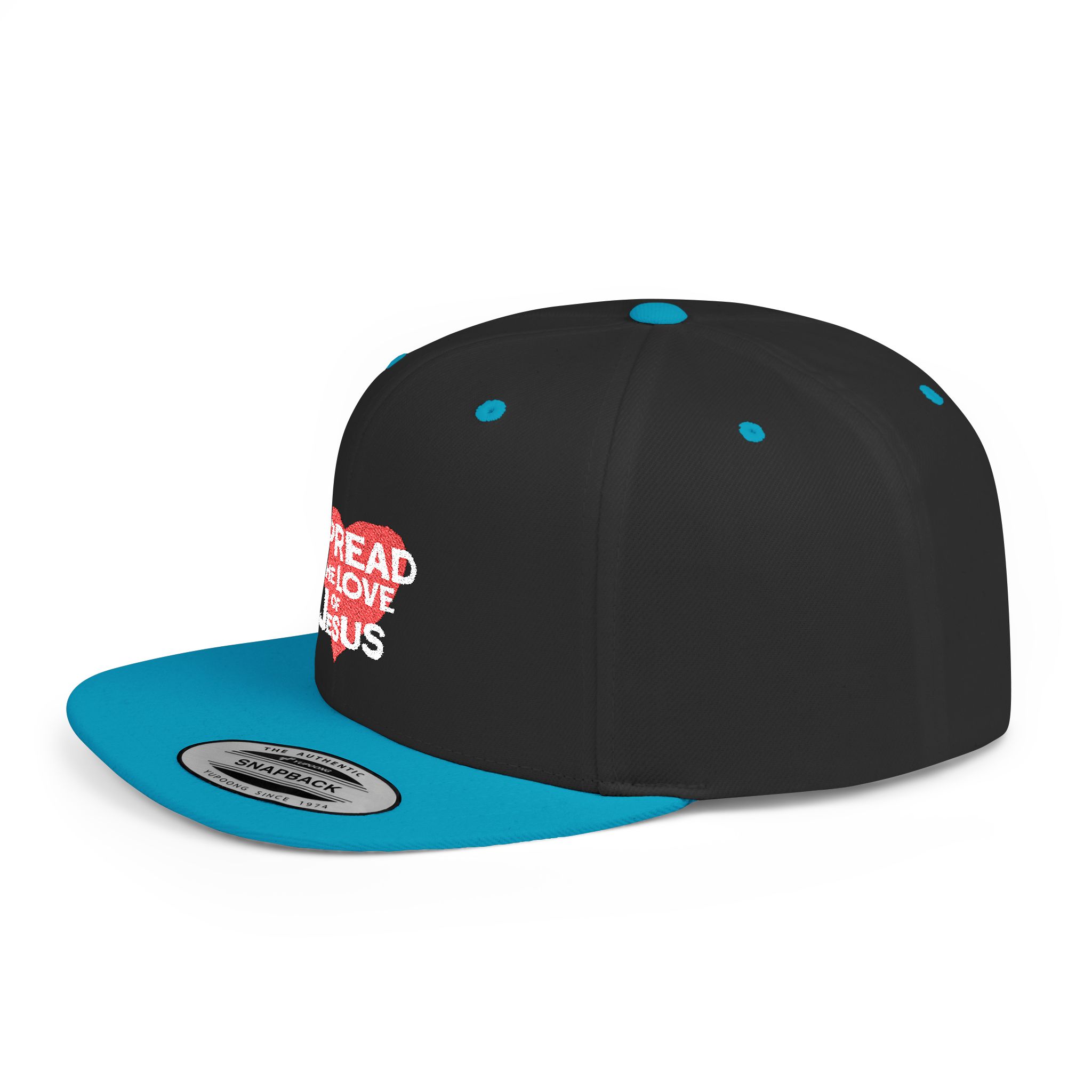Spread the Love of Jesus Flat Bill Snapback - Image 18