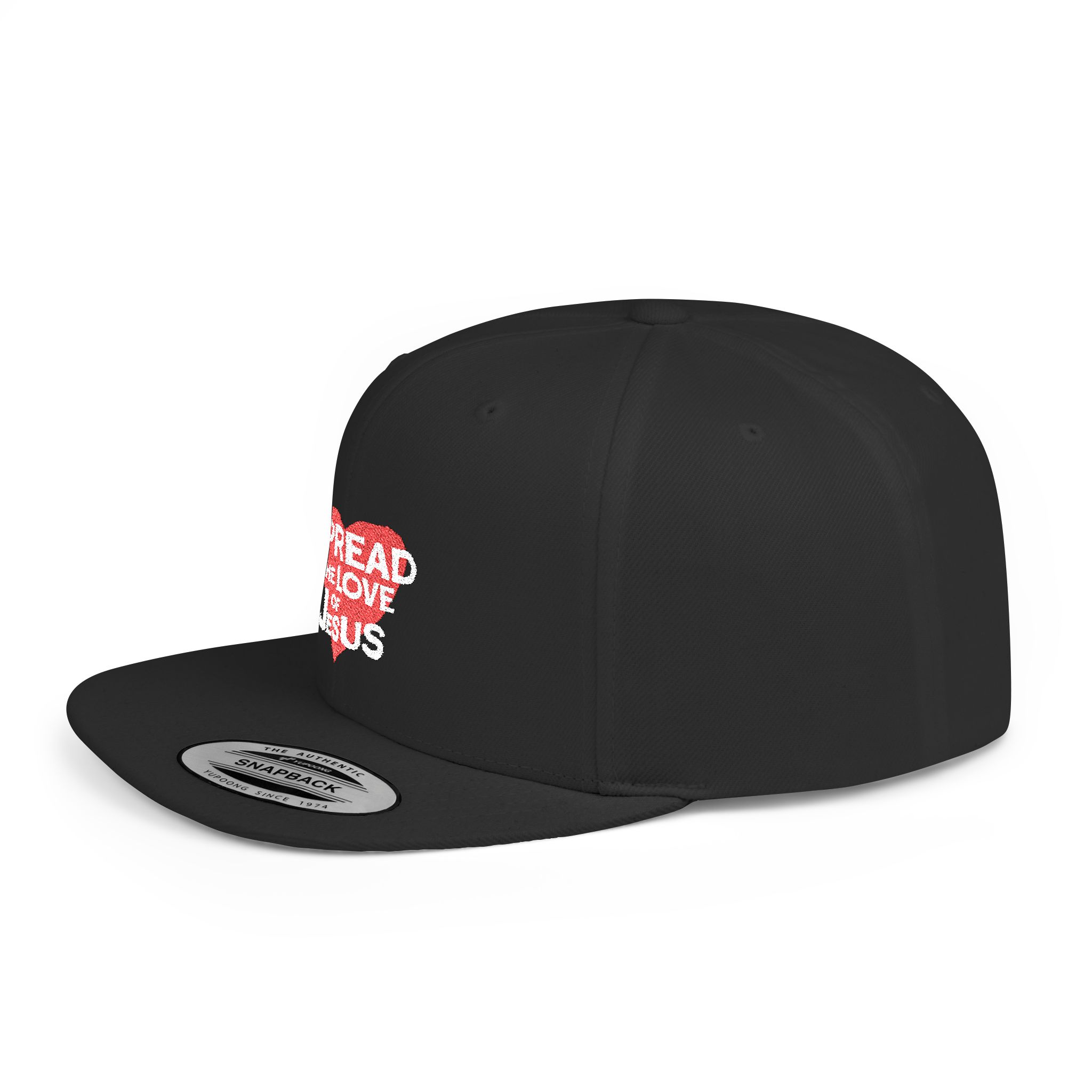 Spread the Love of Jesus Flat Bill Snapback - Image 3