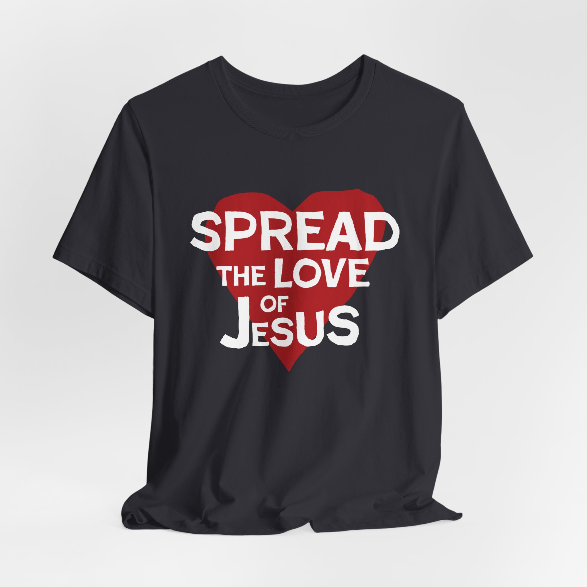 Spread The Love of Jesus Unisex Jersey Short Sleeve Tee - Image 8
