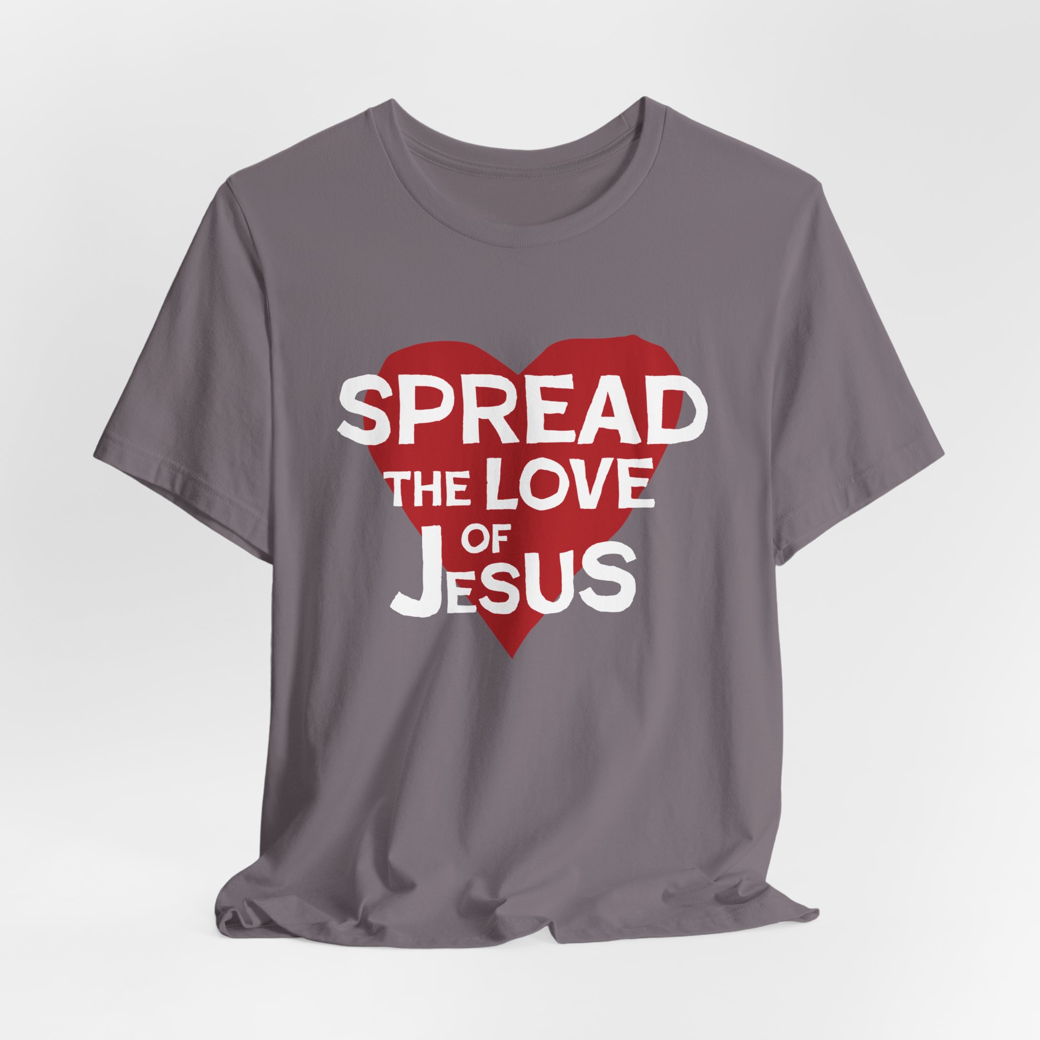 Spread The Love of Jesus Unisex Jersey Short Sleeve Tee - Image 20