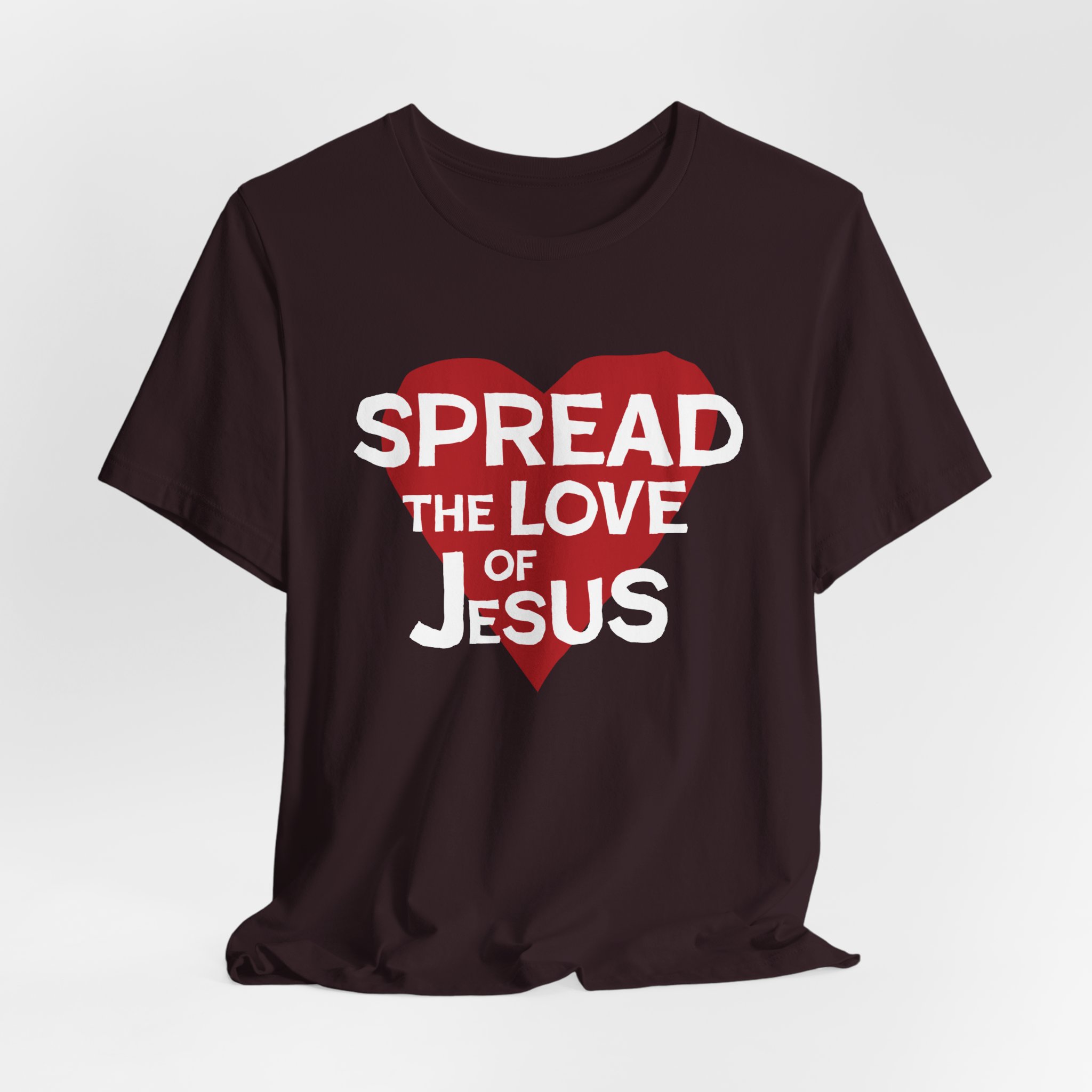 Spread The Love of Jesus Unisex Jersey Short Sleeve Tee - Image 24
