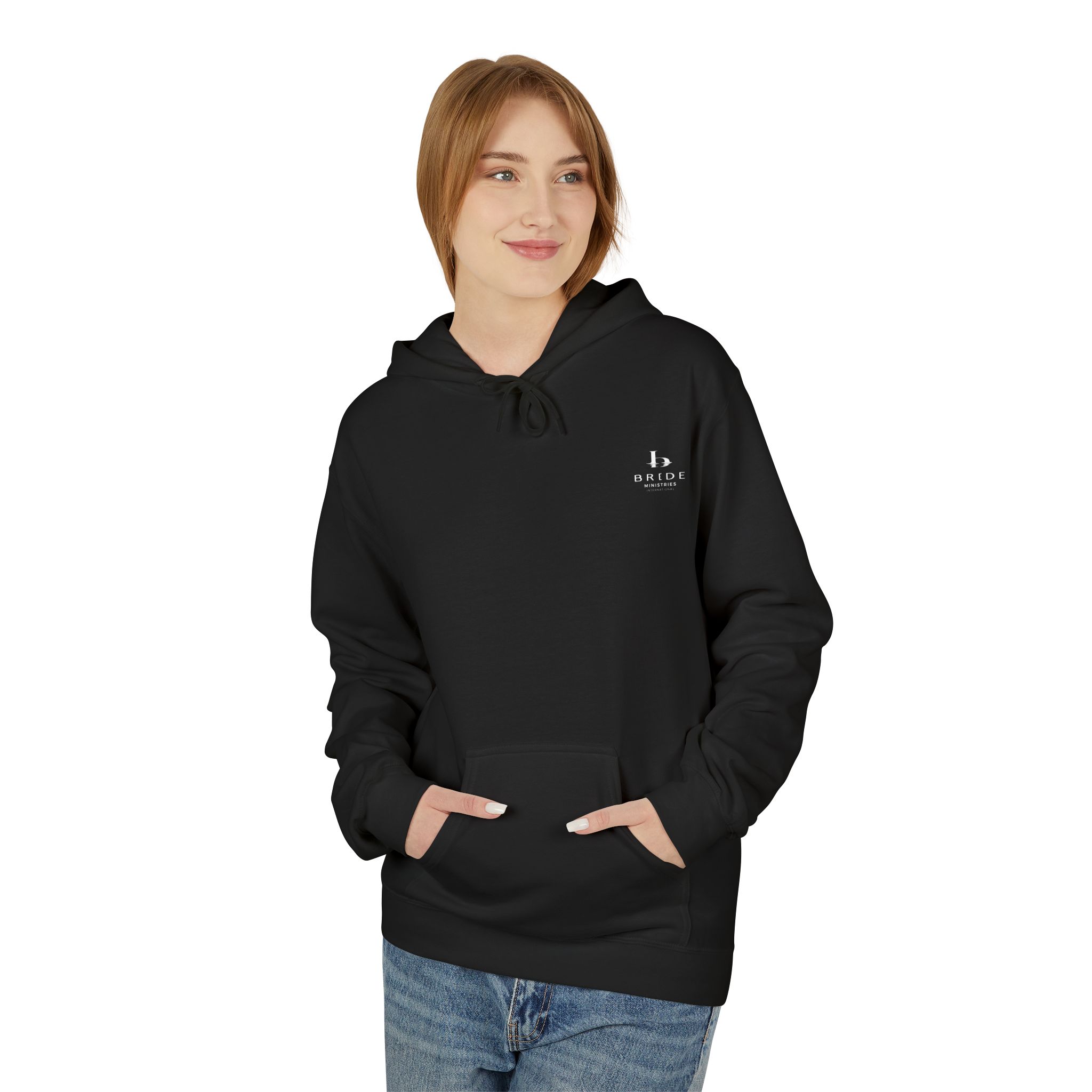 I Just wanna Sit at the Feet of Jesus Midweight Softstyle Fleece Hoodie - Image 7