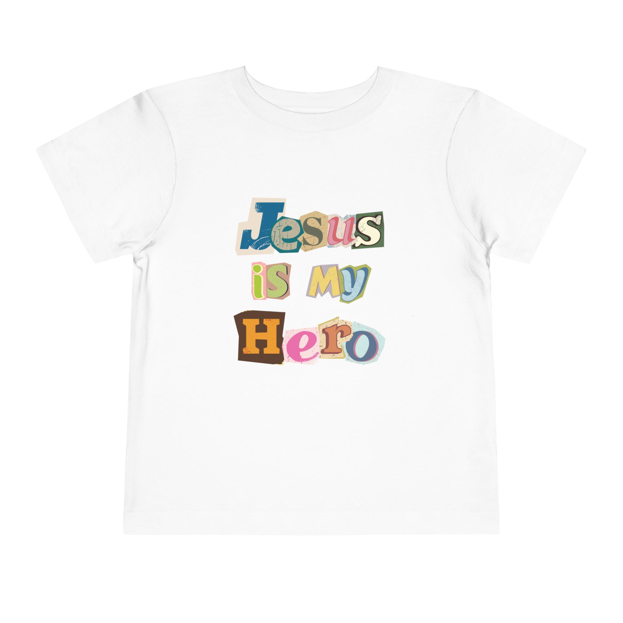 Jesus is My Hero Toddler Short Sleeve Tee - Image 9