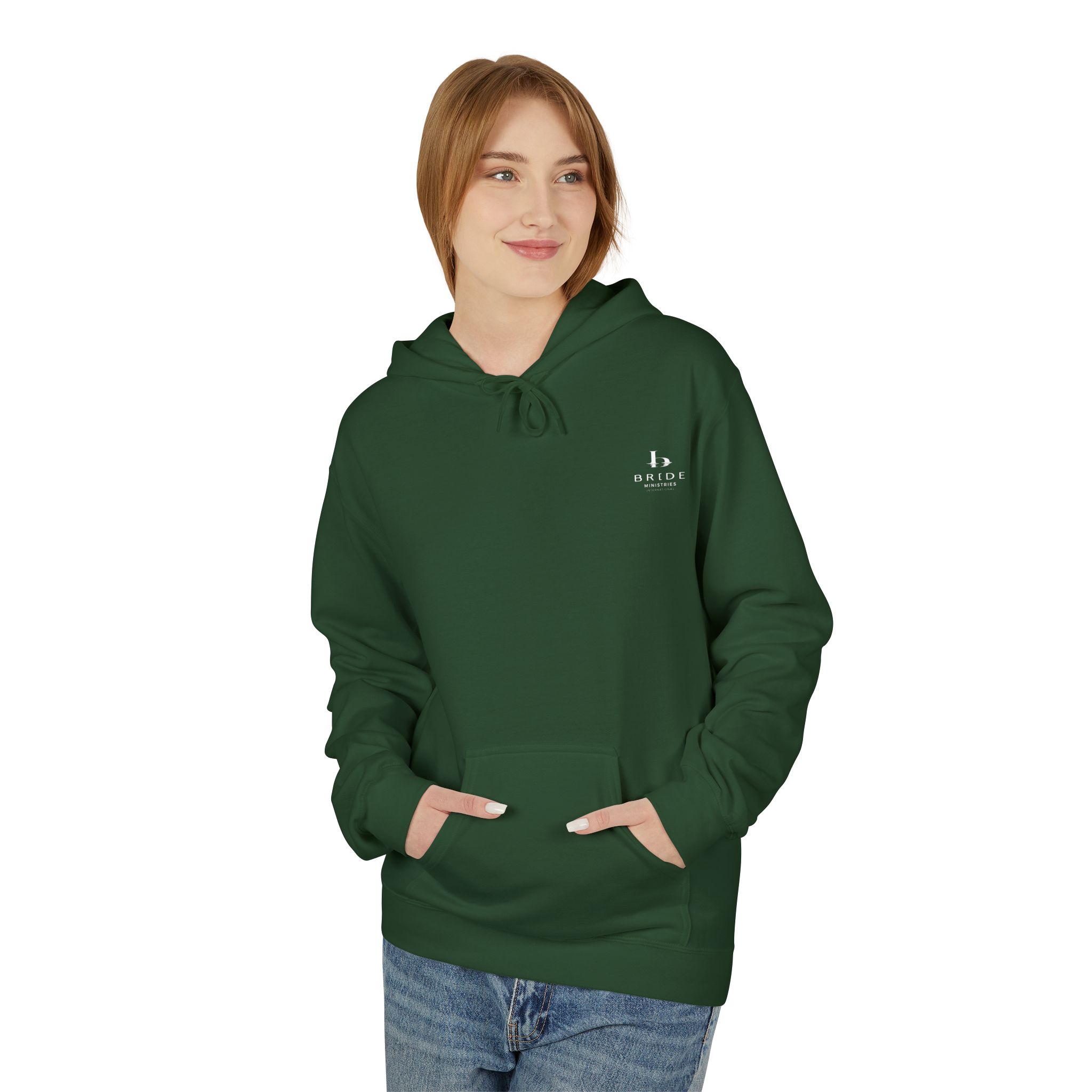I Just wanna Sit at the Feet of Jesus Midweight Softstyle Fleece Hoodie - Image 4