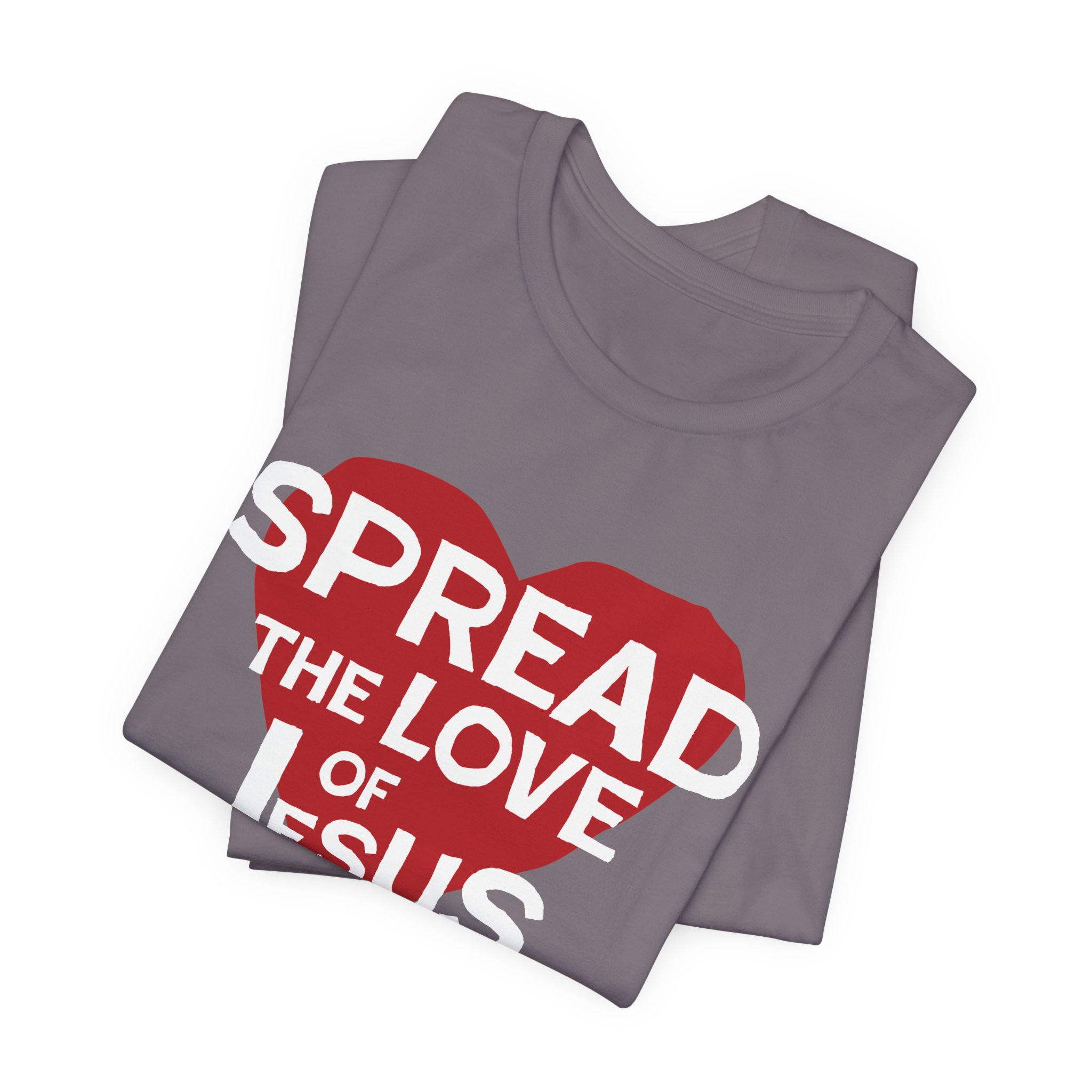 Spread The Love of Jesus Unisex Jersey Short Sleeve Tee - Image 19