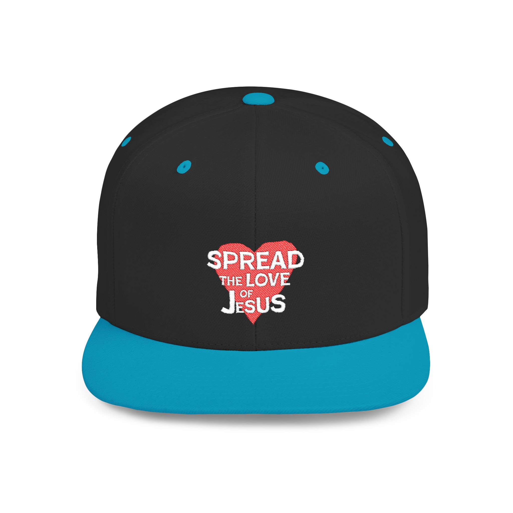 Spread the Love of Jesus Flat Bill Snapback - Image 16