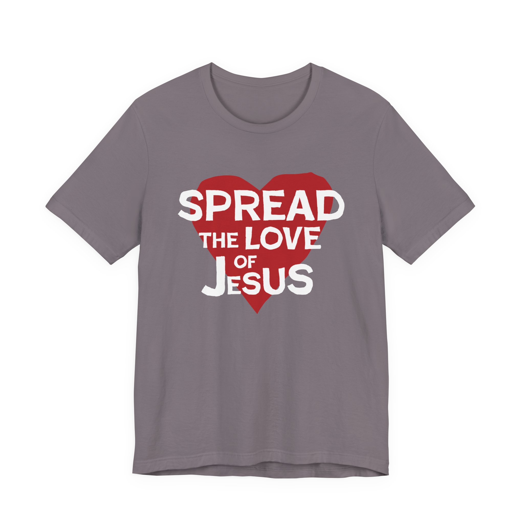 Spread The Love of Jesus Unisex Jersey Short Sleeve Tee - Image 17