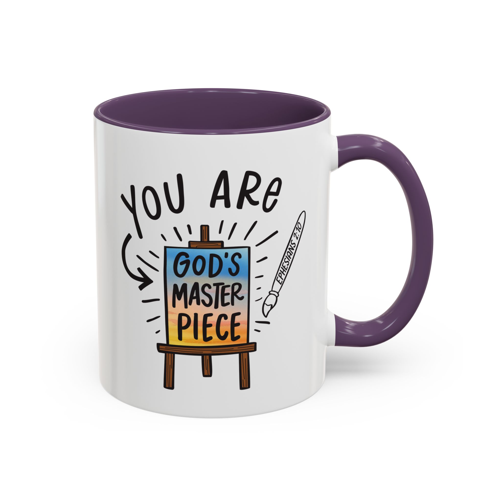You are God's MasterPiece Accent Coffee Mug (11, 15oz) - Image 26