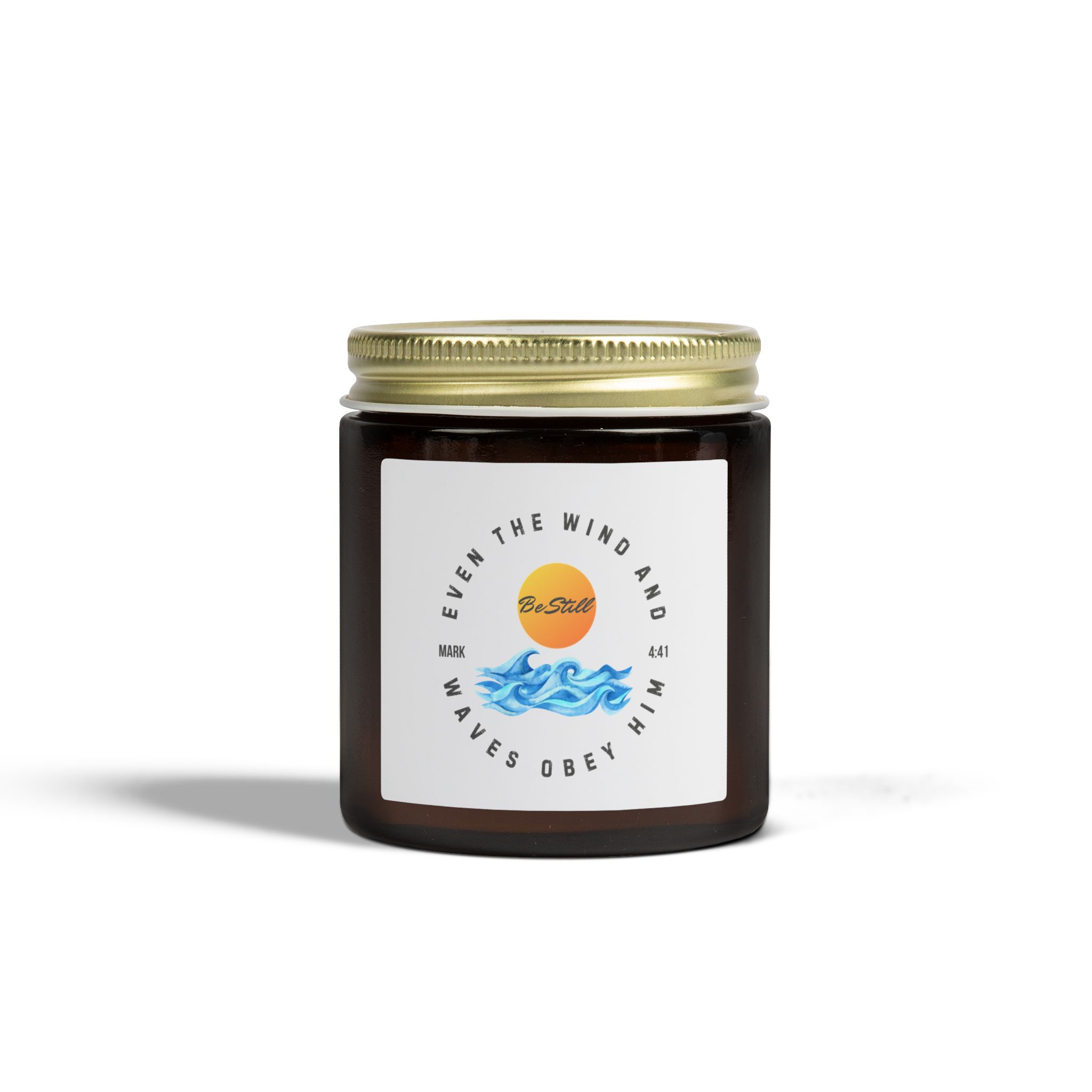 Even The Wind and Waves Obey HIM Scented Candles, Coconut Apricot Wax (4oz, 9oz) - Image 37