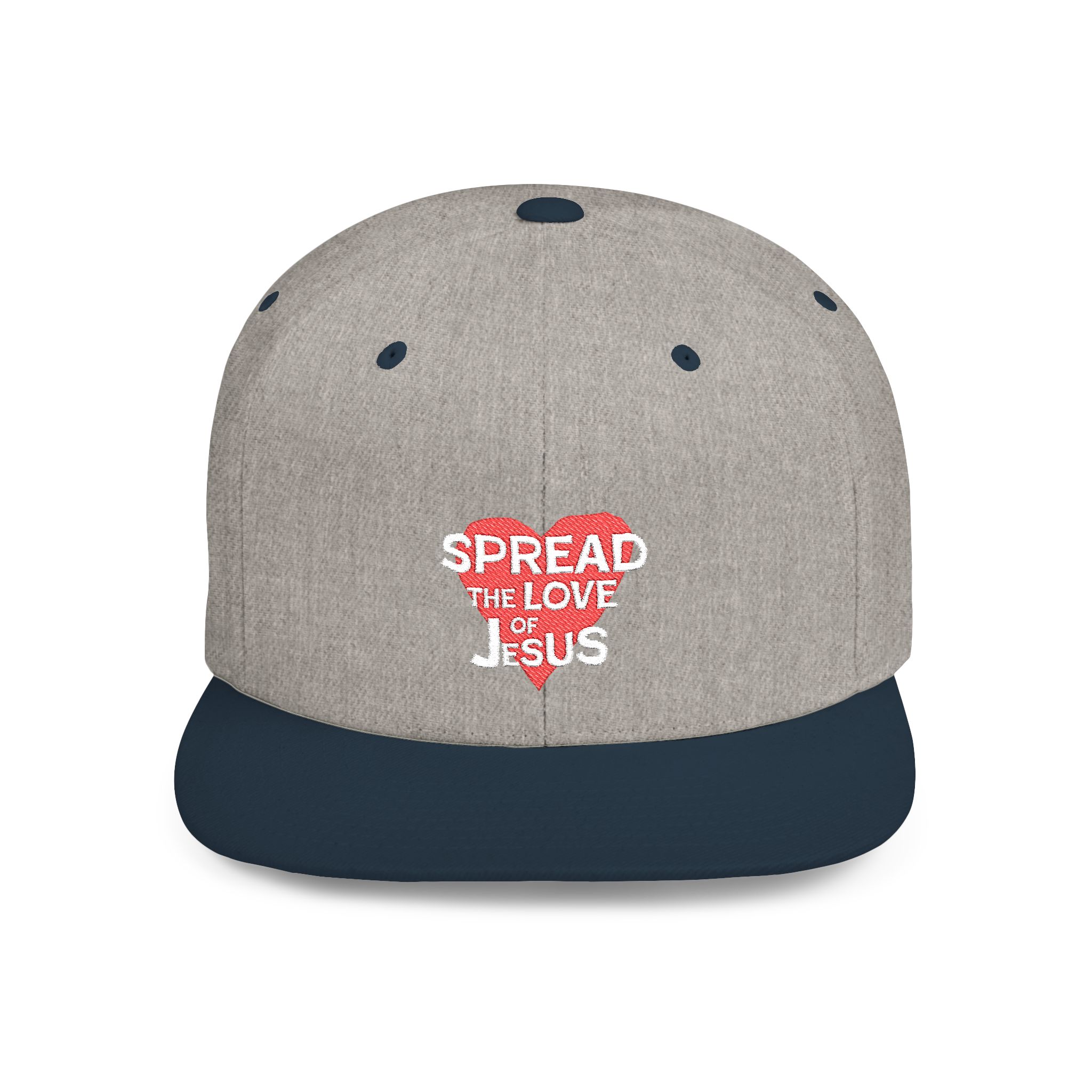 Spread the Love of Jesus Flat Bill Snapback - Image 4