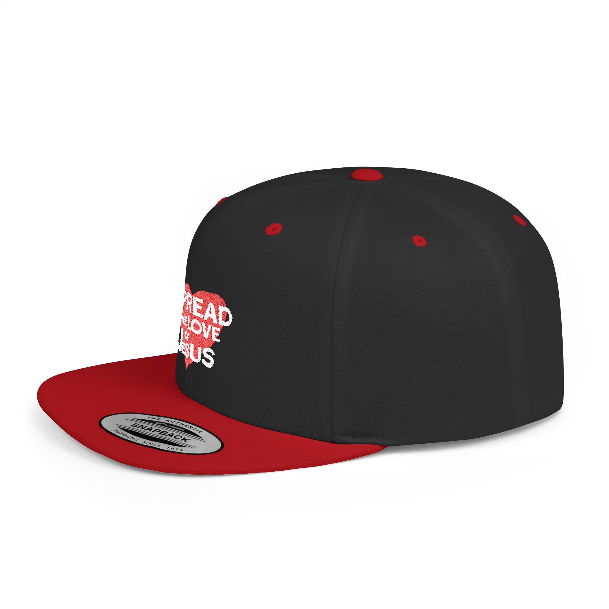 Spread the Love of Jesus Flat Bill Snapback - Image 14