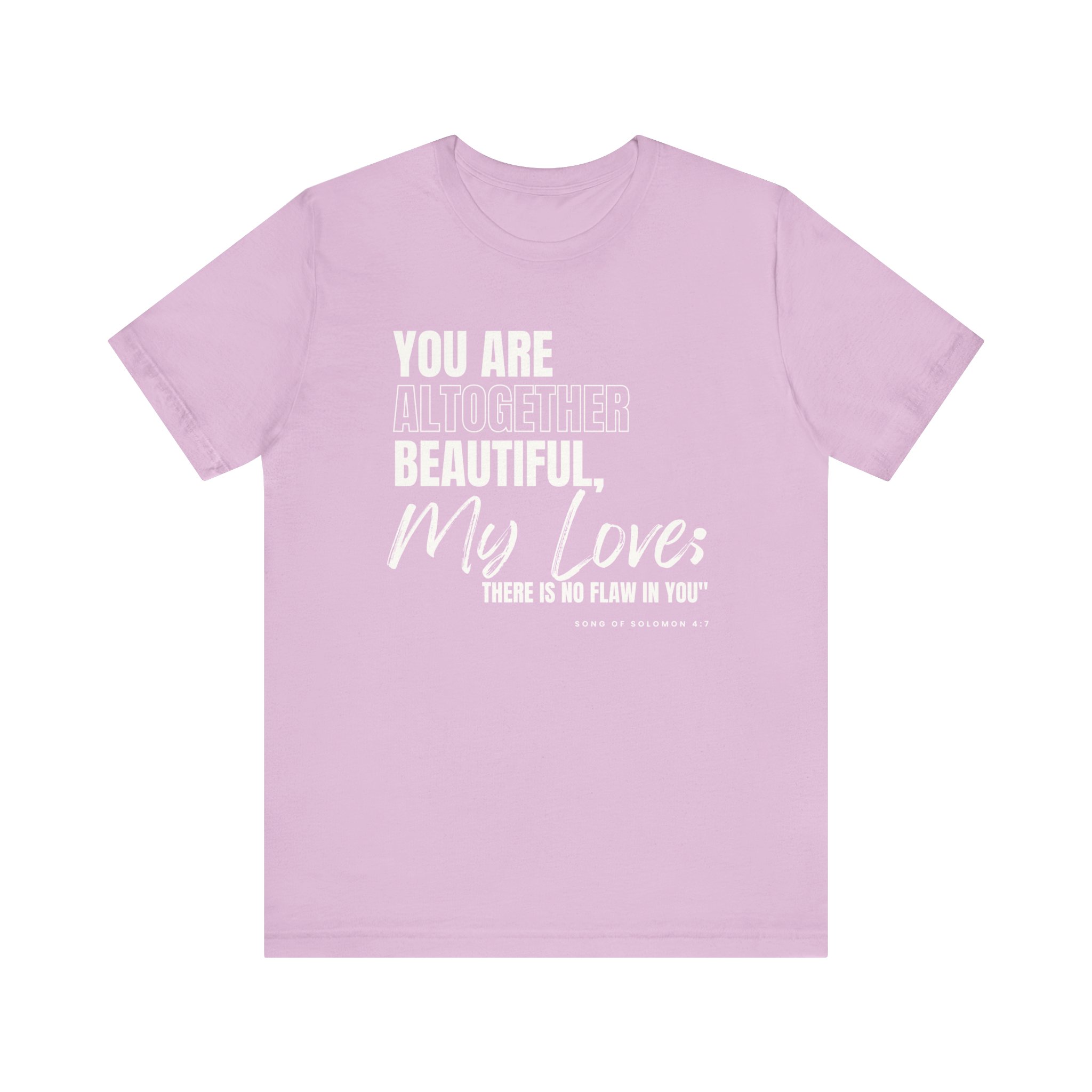 You are altogether beautiful Unisex Jersey Short Sleeve Tee - Image 5