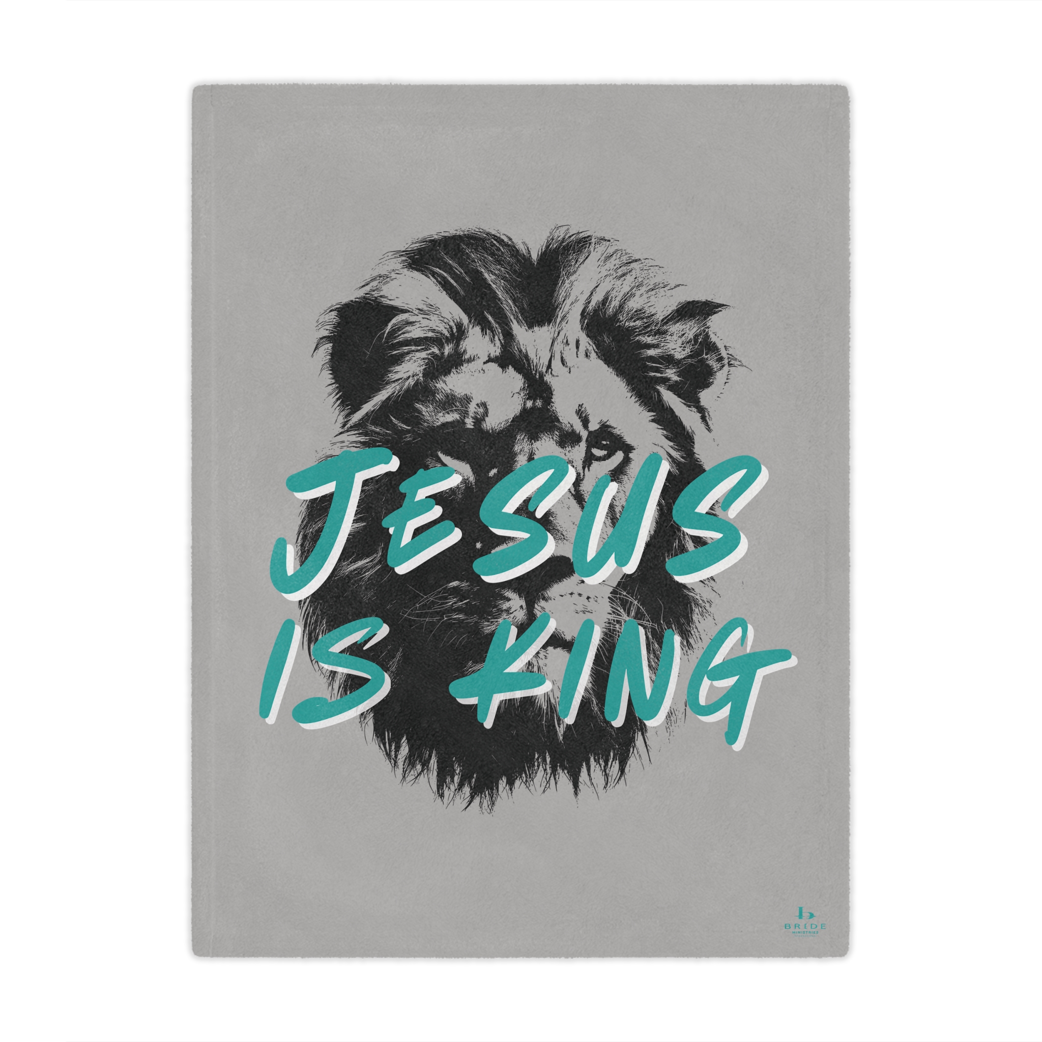 Jesus is King Microfiber Blanket