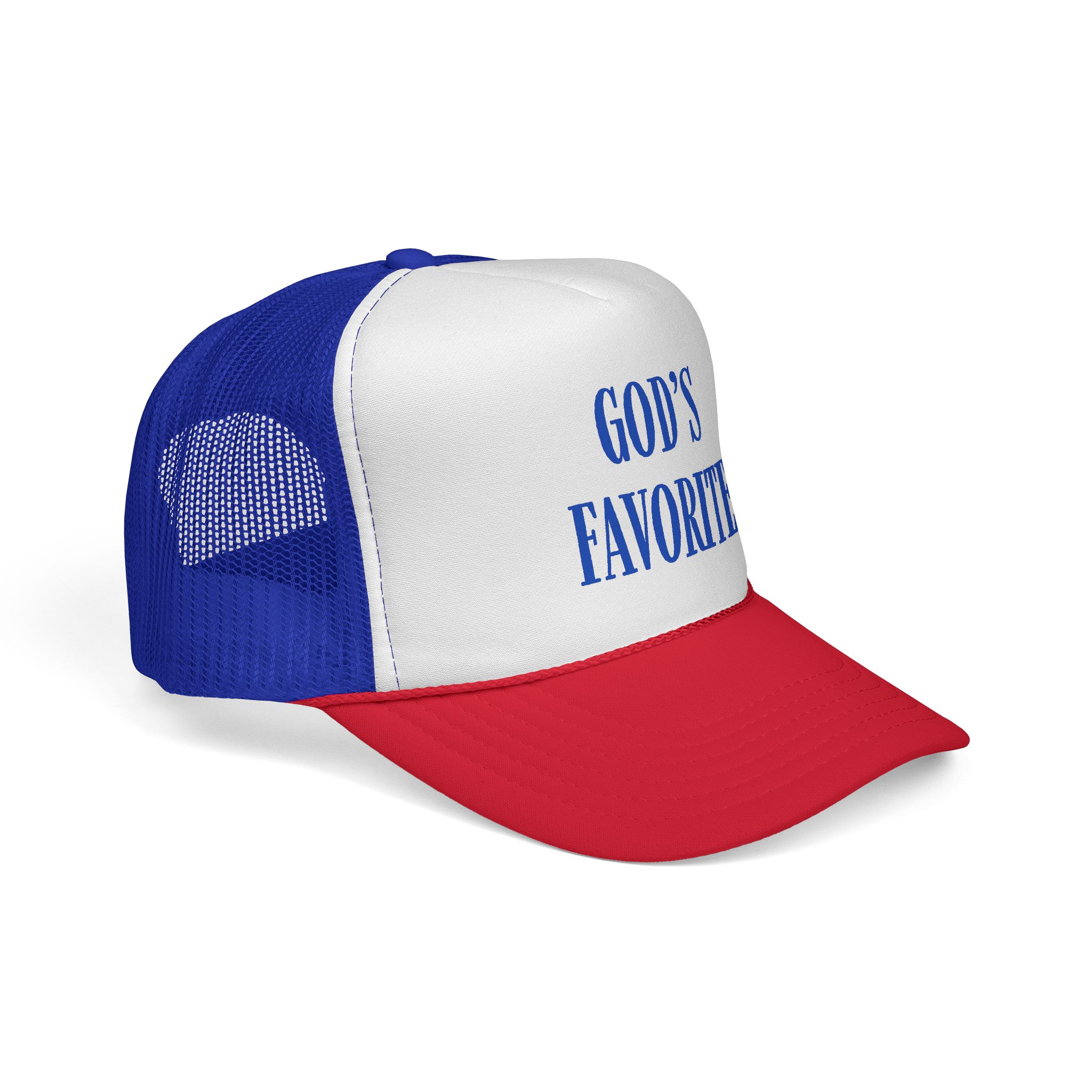 God's Favorite: Royal Blue Trucker Caps - Image 6