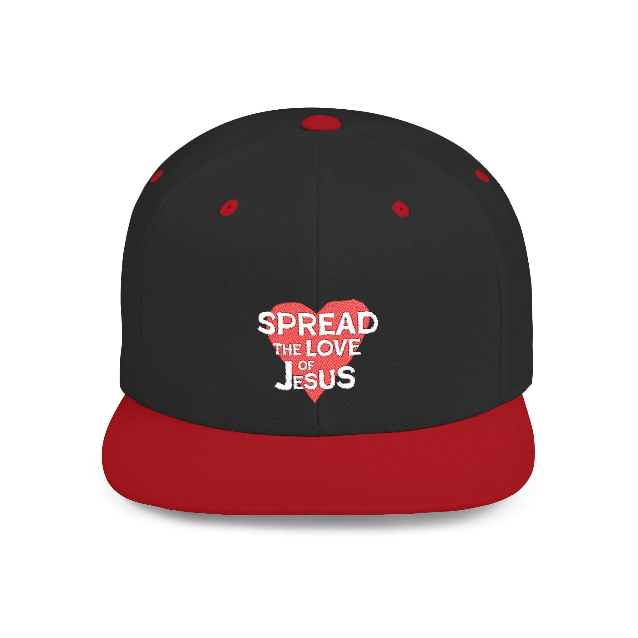 Spread the Love of Jesus Flat Bill Snapback - Image 12