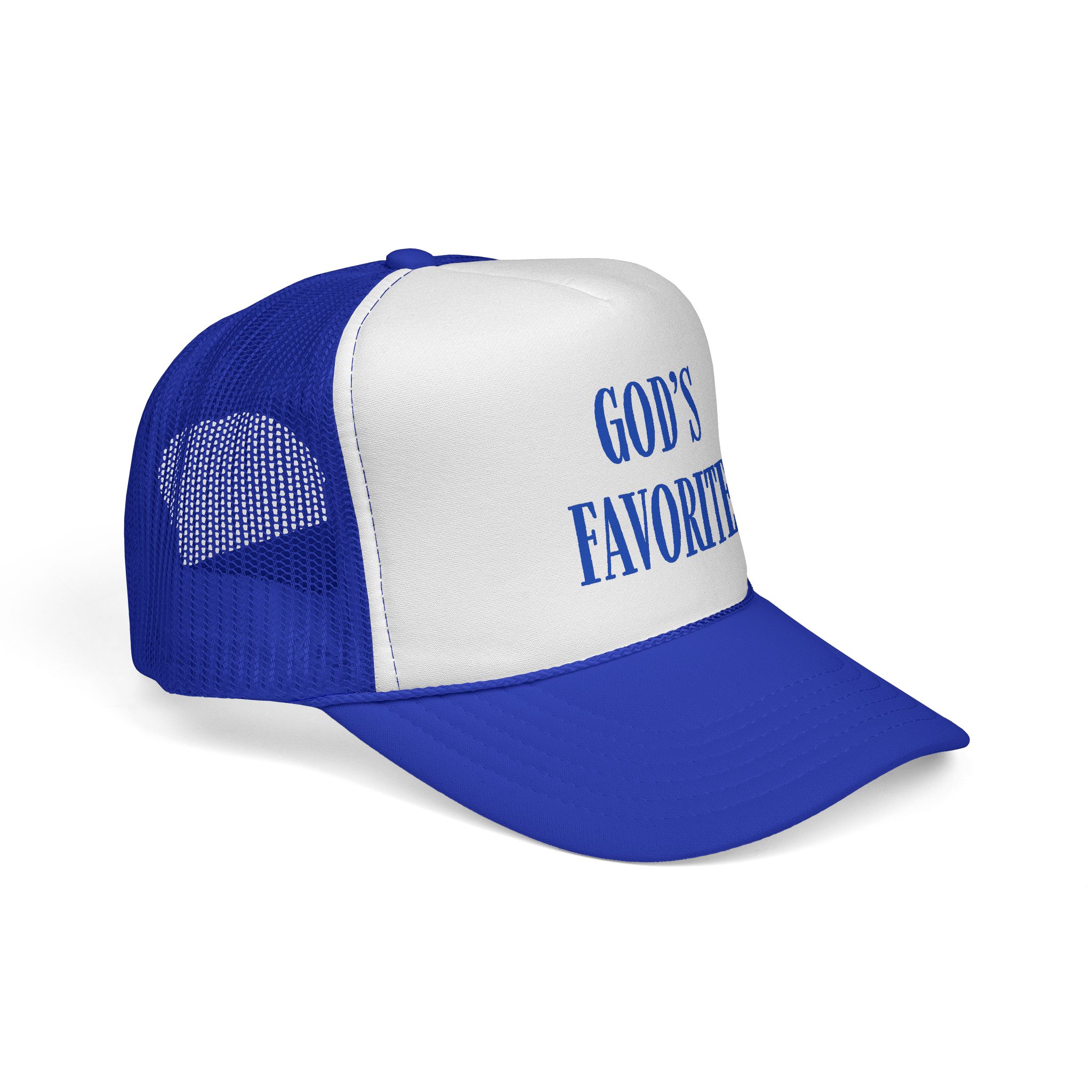 God's Favorite: Royal Blue Trucker Caps - Image 2