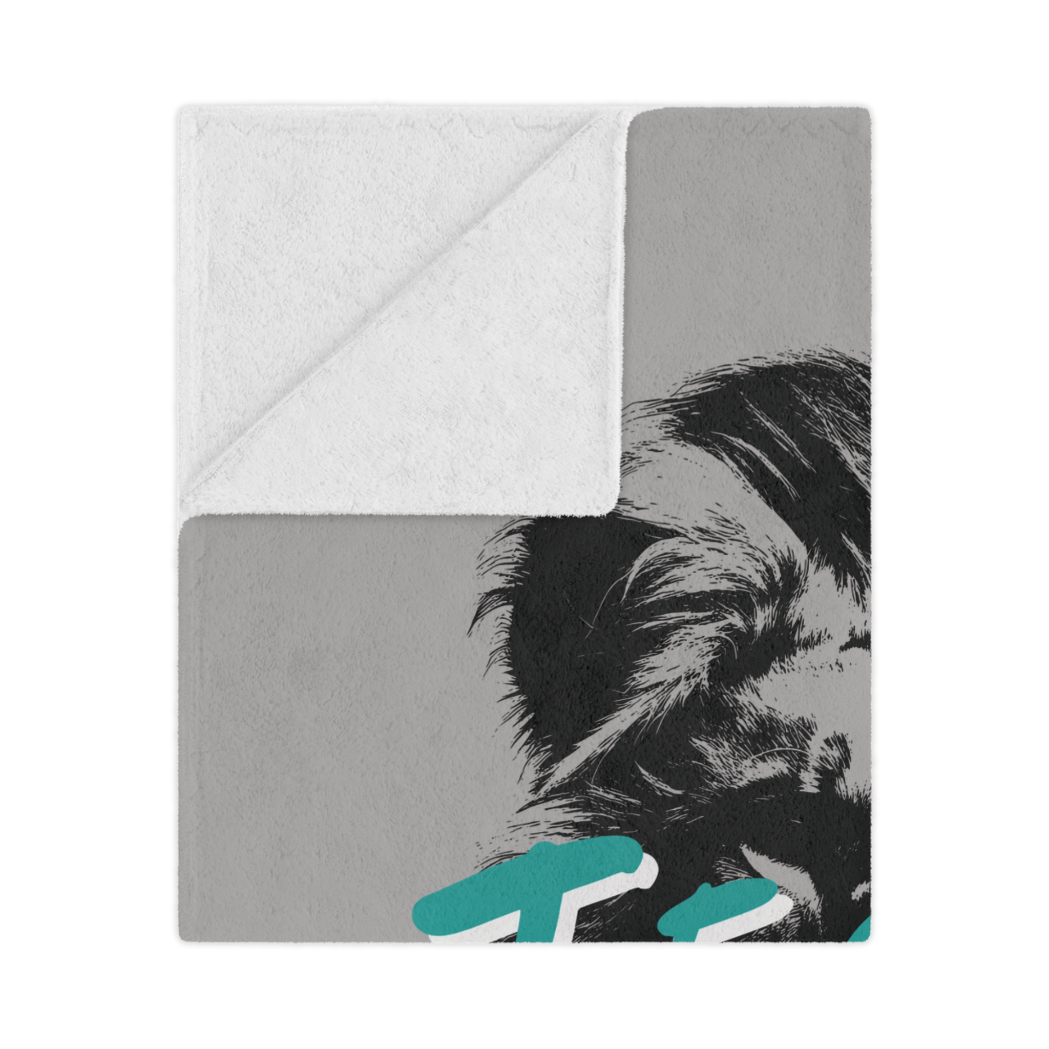 Jesus is King Microfiber Blanket - Image 7