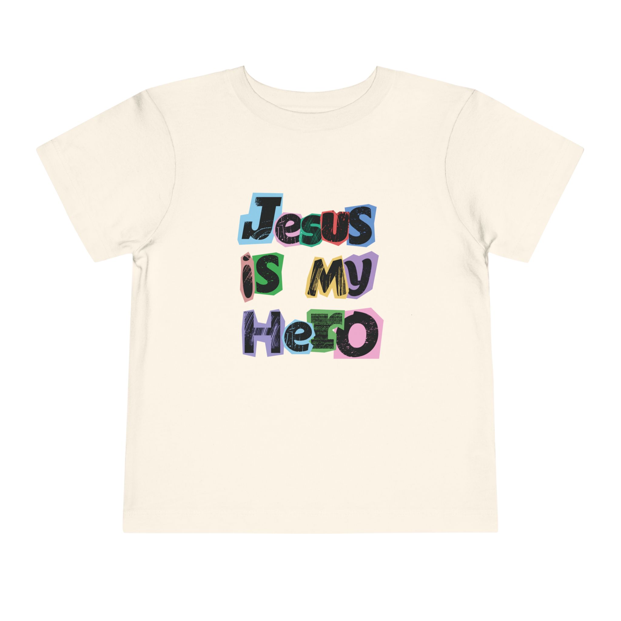 Jesus is my Hero Toddler Short Sleeve Tee - Image 5