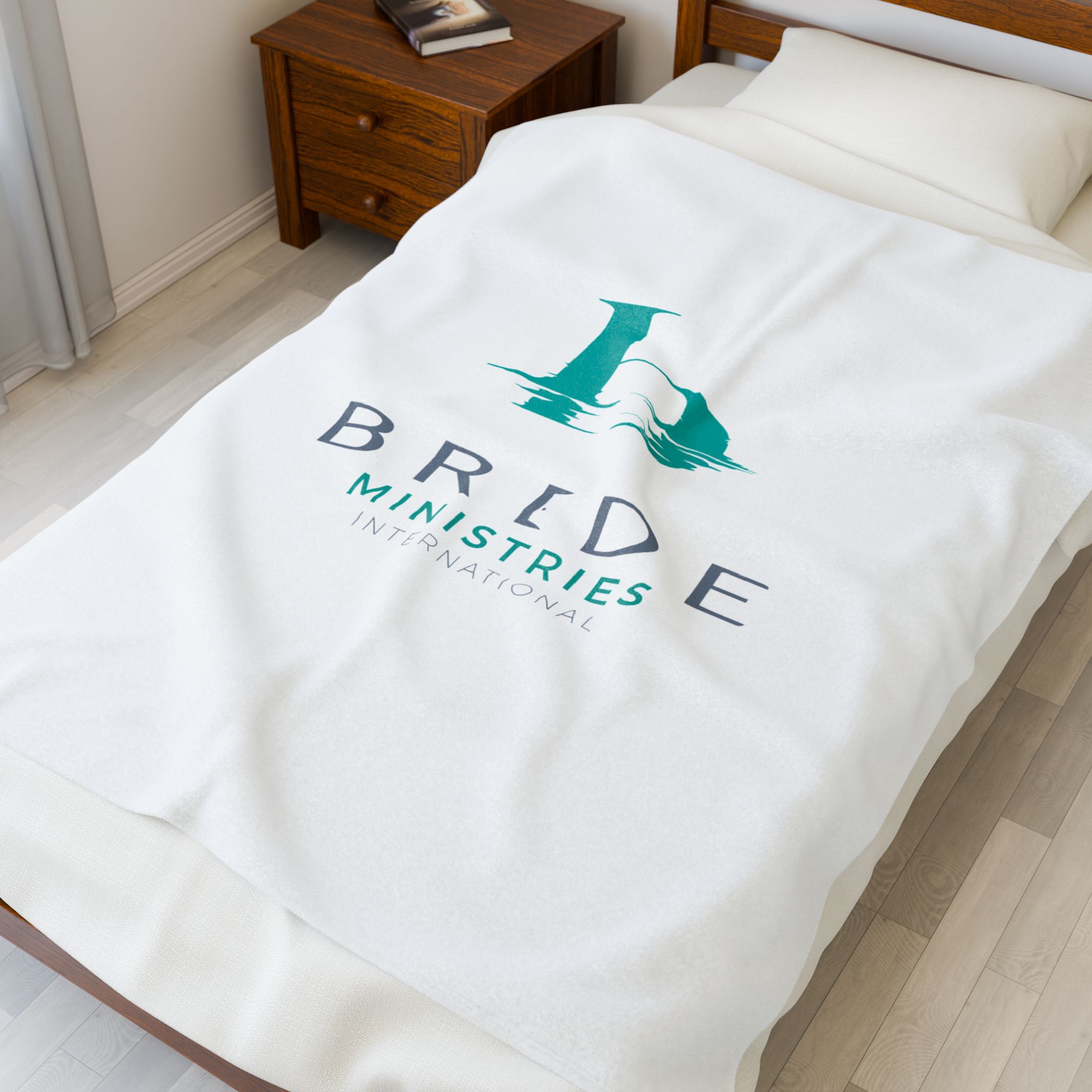 Bride Tribe Church Velveteen Plush Blanket - Image 3