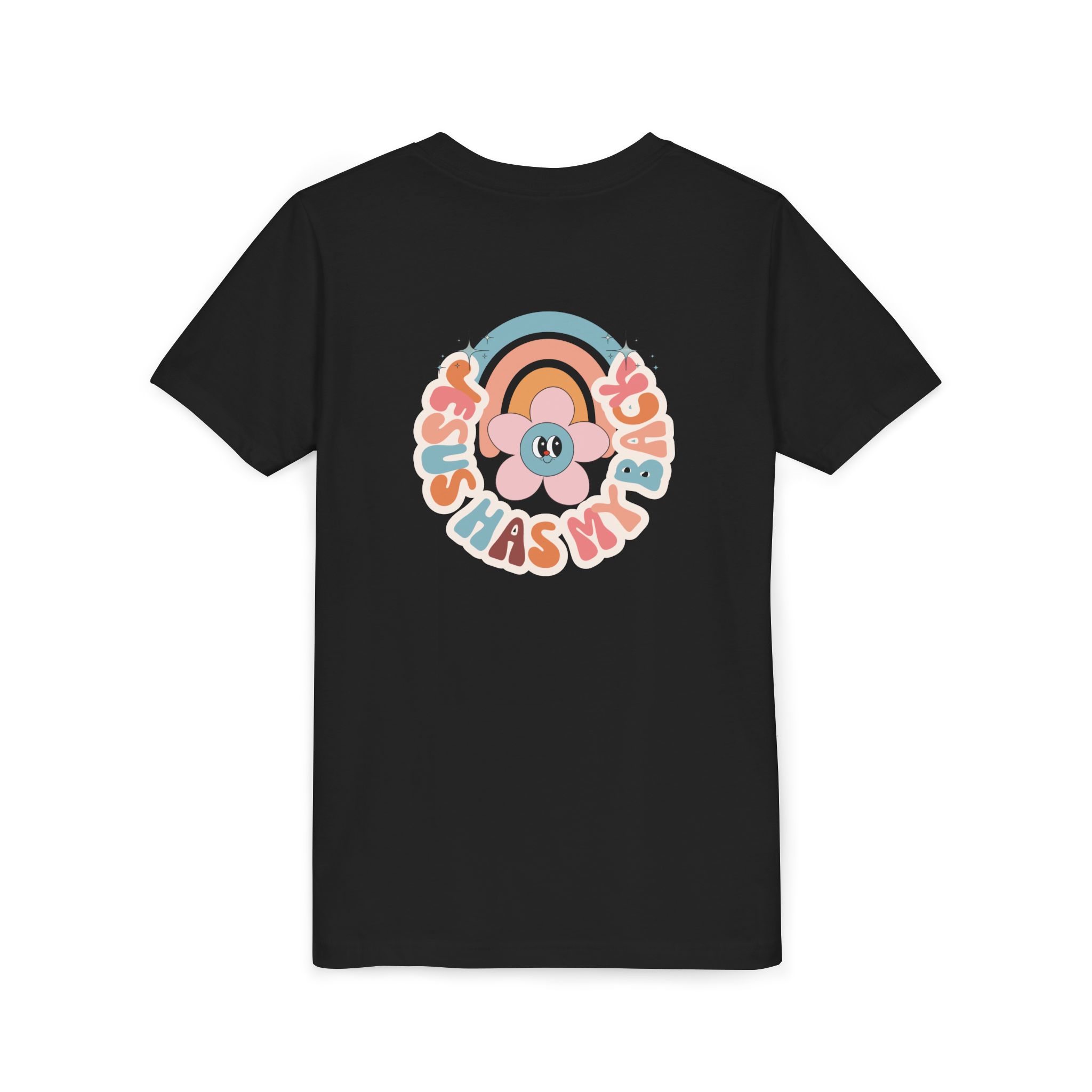 Jesus Has My Back Youth Short Sleeve Tee - Image 12