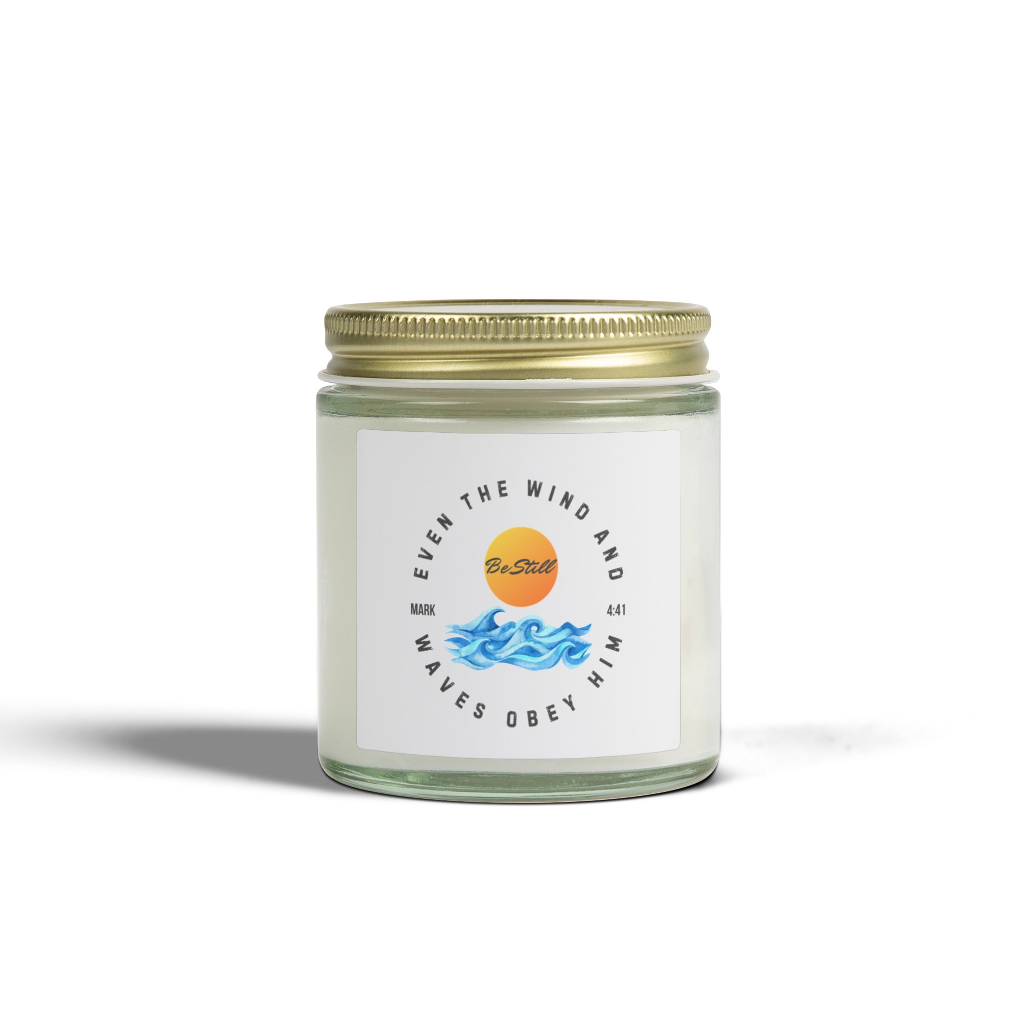 Even The Wind and Waves Obey HIM Scented Candles, Coconut Apricot Wax (4oz, 9oz) - Image 17