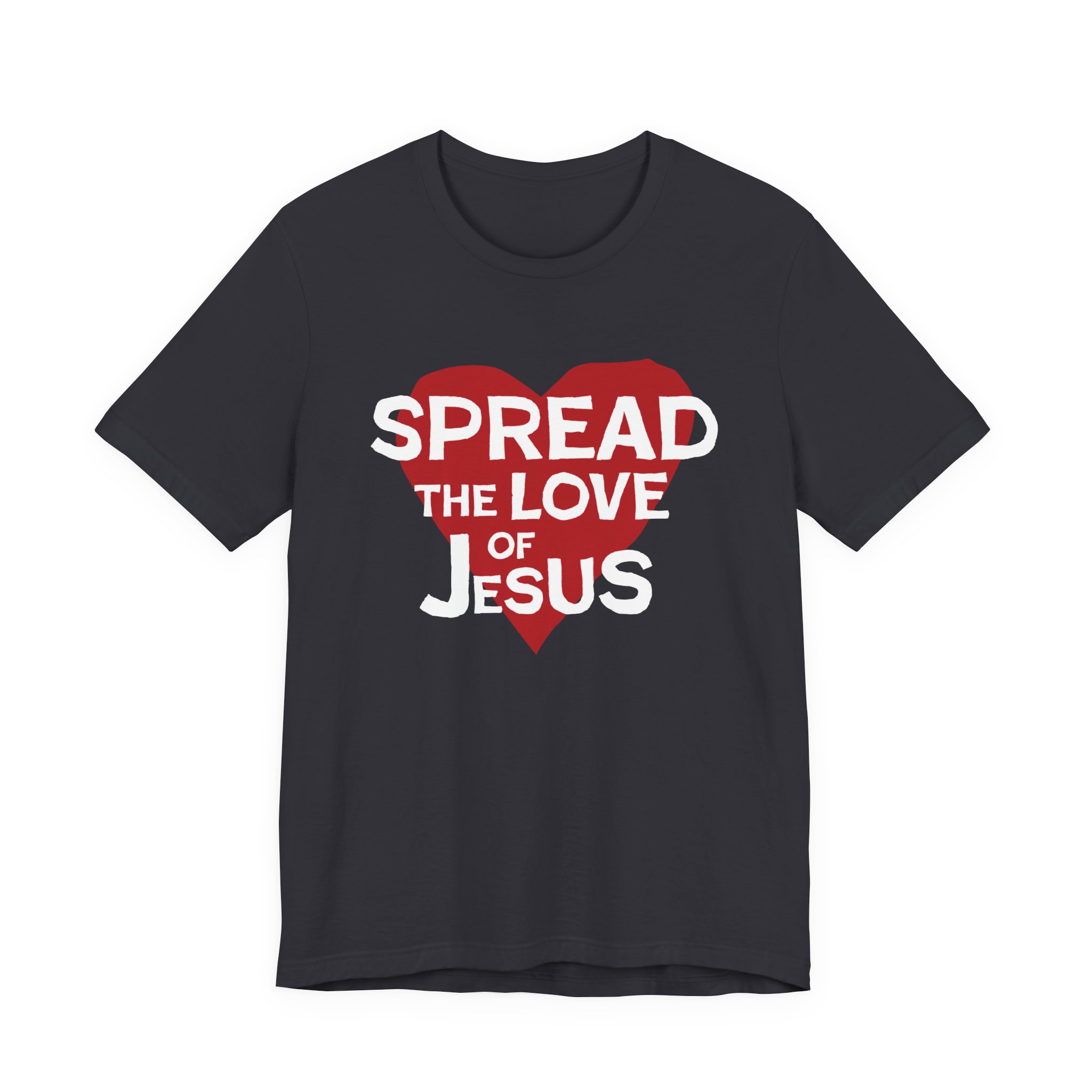Spread The Love of Jesus Unisex Jersey Short Sleeve Tee - Image 5