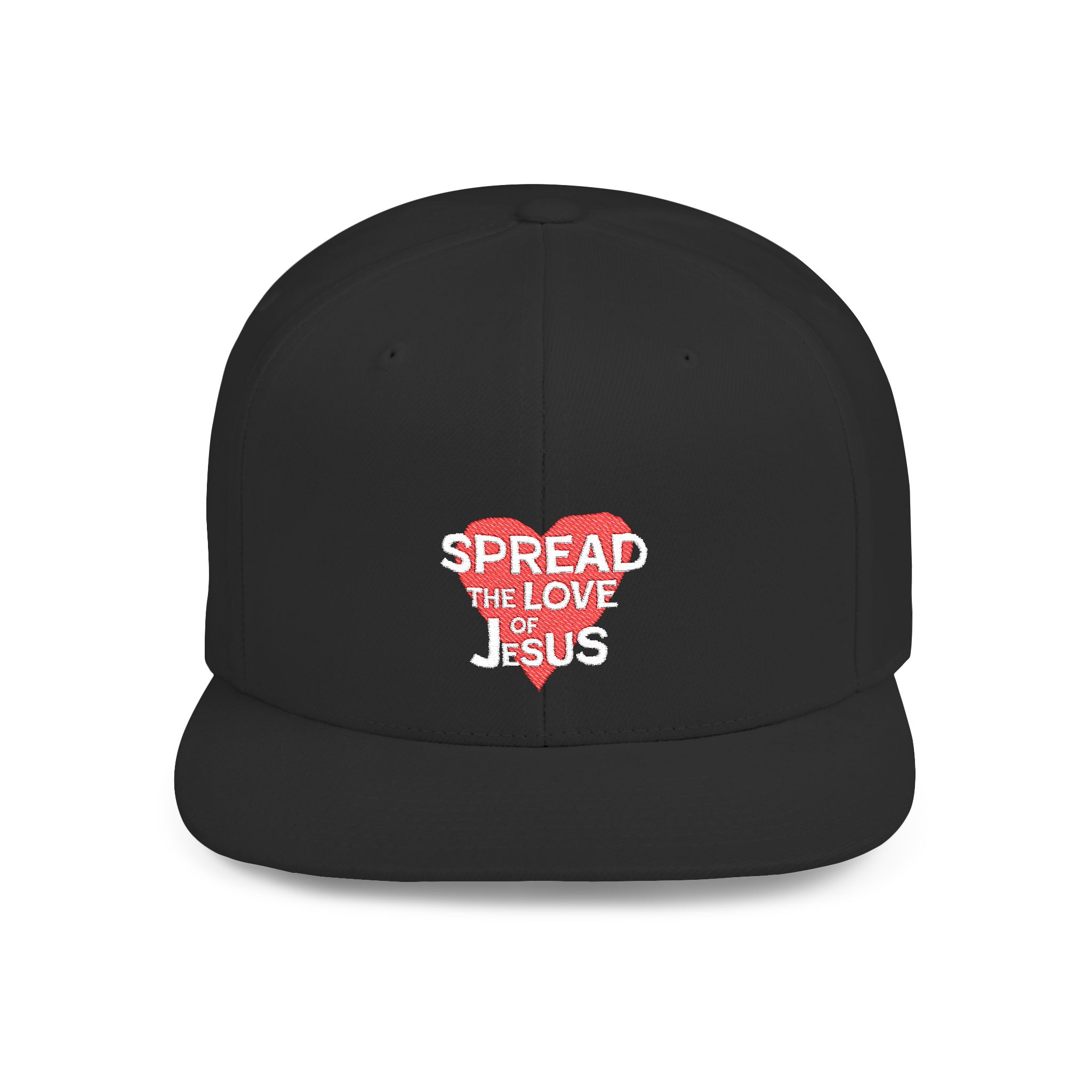 Spread the Love of Jesus Flat Bill Snapback
