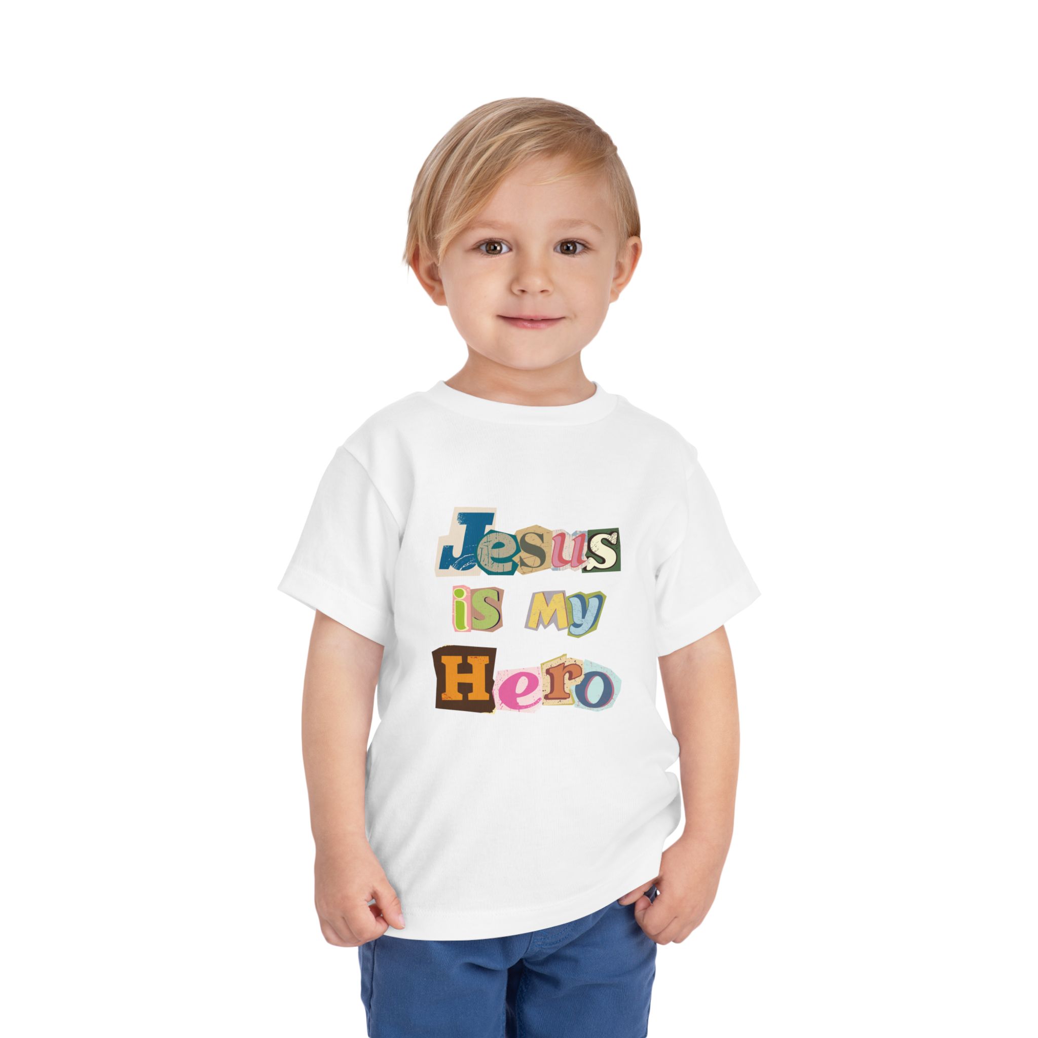 Jesus is My Hero Toddler Short Sleeve Tee - Image 11