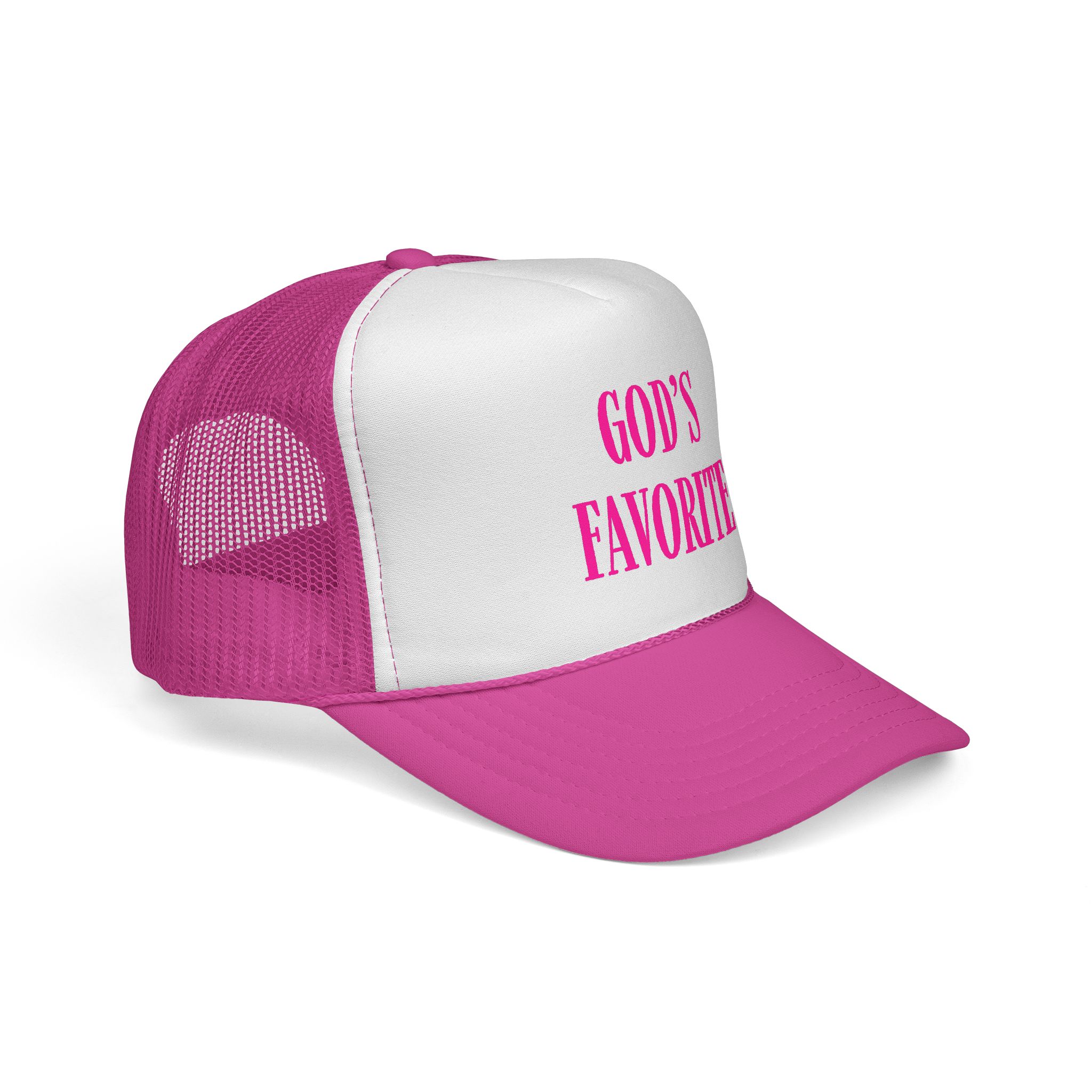 God's Favorite: Pink Trucker Caps - Image 2