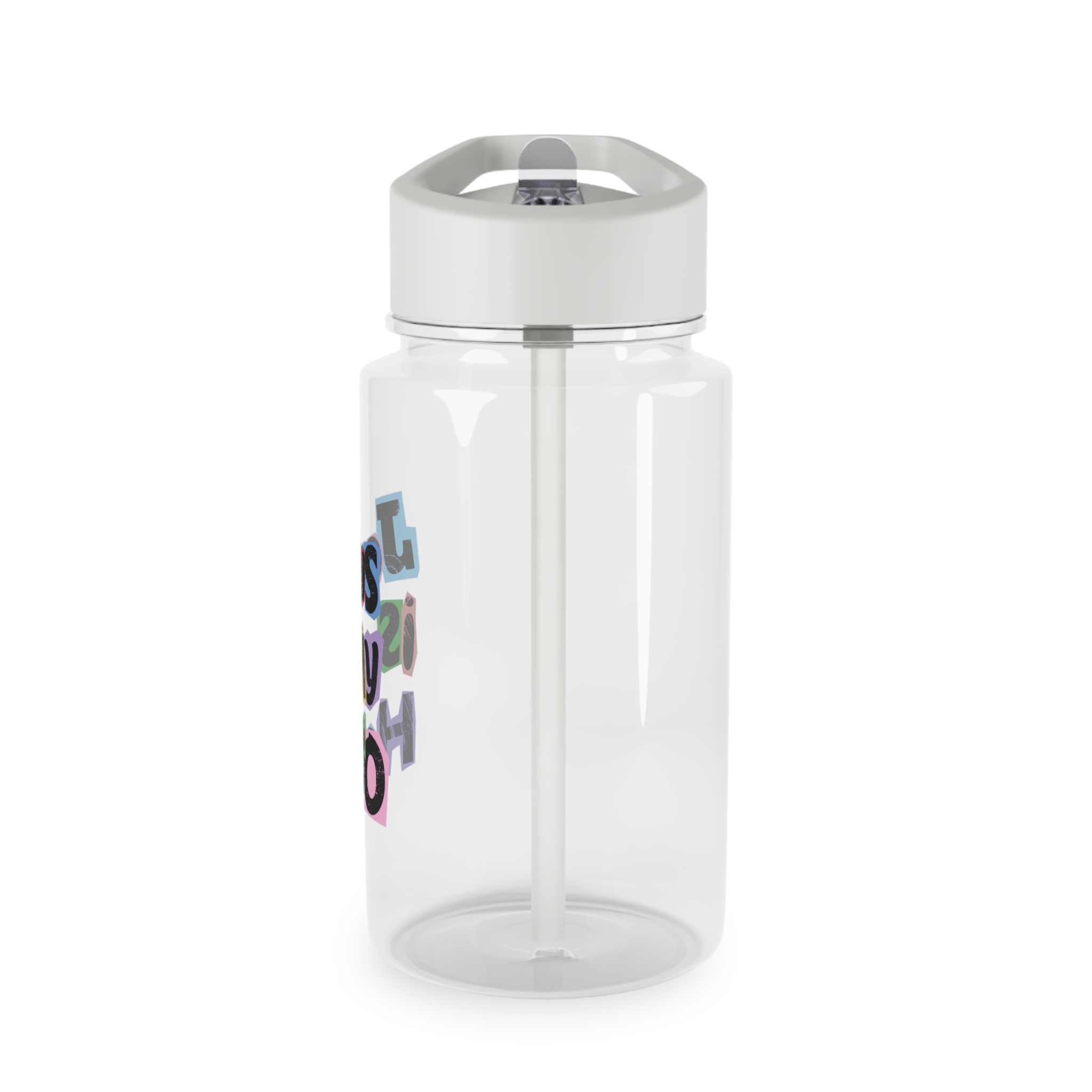 Jesus is my Hero Tritan Water Bottle - Image 3