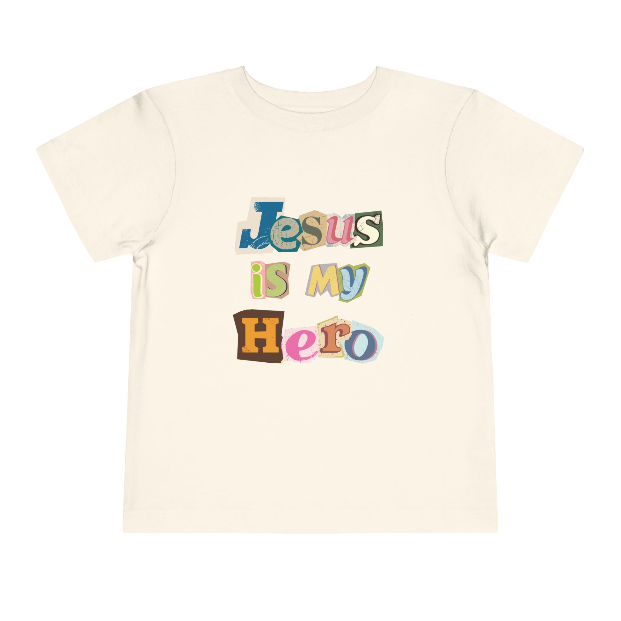 Jesus is My Hero Toddler Short Sleeve Tee - Image 5