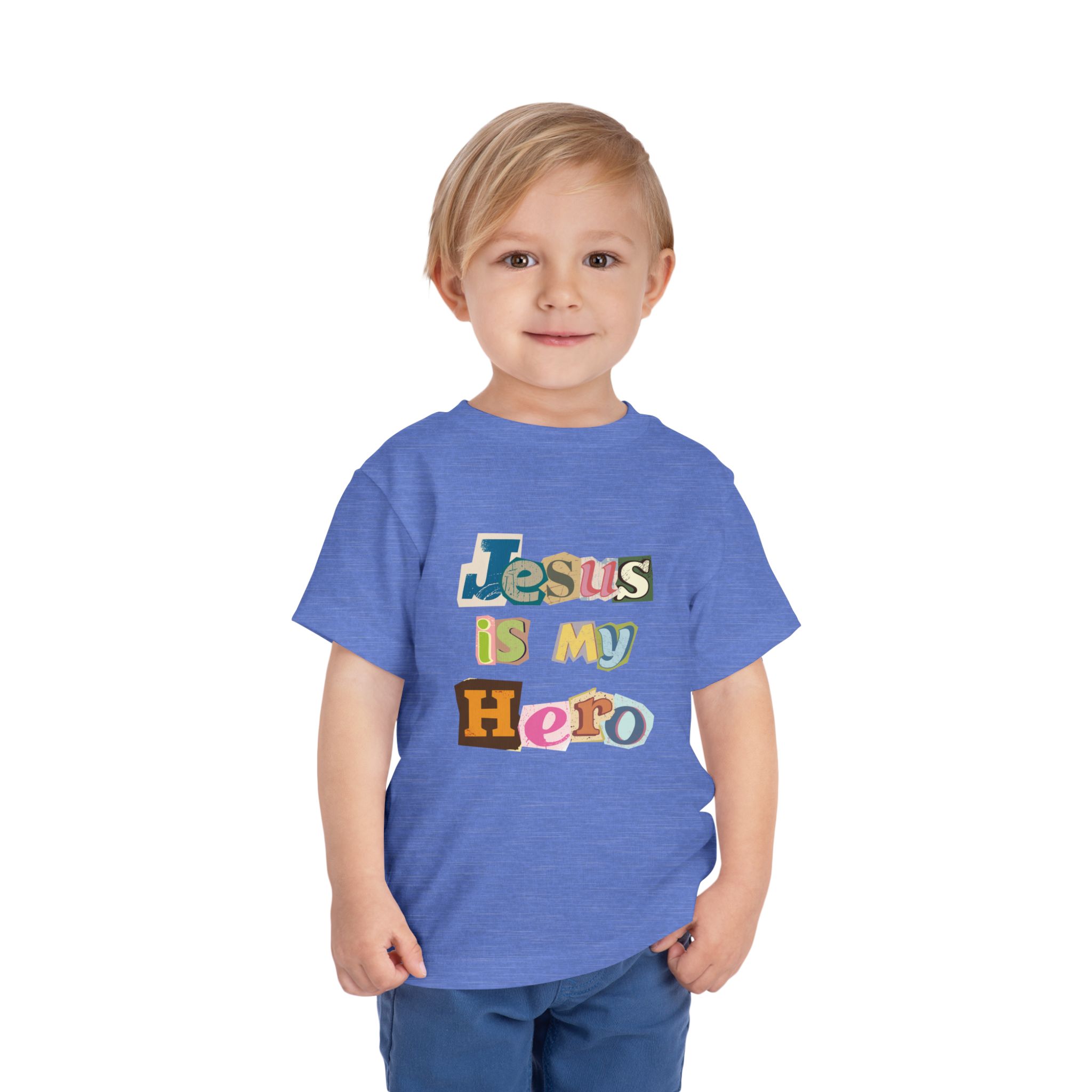 Jesus is My Hero Toddler Short Sleeve Tee - Image 19